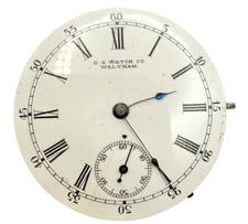 Antique 6s US Watch Co. Pocket Watch Movement picture