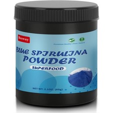 Chinese Blue Spirulina Powder 60 g Natural Blue Food Color, Water Soluble picture