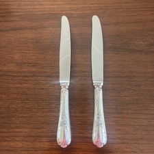 Christofle France Marley Silver plate, dinner knife, set of two vintage French  picture