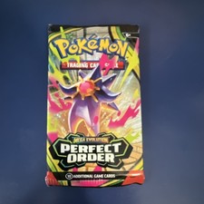  FRESHLY RIPPED Pokémon TCG Perfect Order Booster Pack 10 Cards picture