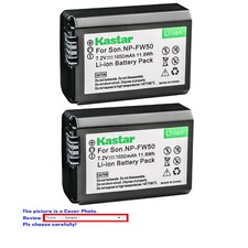 Kastar Replacement Battery Pack for Sony NP-FW50 & Sony ZV-E10 Mirrorless Camera picture