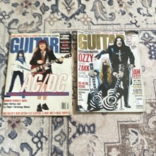 Guitar World Magazine Lot-AC/DC and OZZY picture