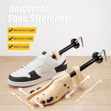 Share 2-Way Wooden Adjustable Shoe Stretcher Expander Men Women Boot Size US 5-1 picture