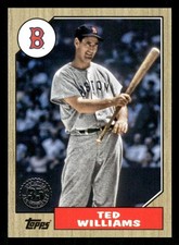 2022 Topps Update Ted Williams 1987 Topps Baseball #87TBU-12 Card picture