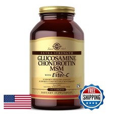 Solgar Extra Strength Glucosamine Chondroitin MSM w/Ester-C 180 Tablets 60 picture