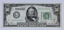 1928 $50 FEDERAL RESERVE NOTE Chicago‼️GOLD DEMAND NOTE - CRISP -‼️ picture