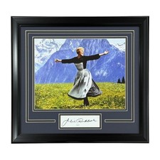 Julie Andrews Autographed The Sound of Music Deluxe Framed 11x14 Photo with Auto picture