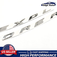 3D Front Hood Badge For 2011-2019 Explorer Letter Emblem Gloss Chrome Nameplate picture