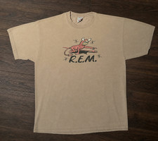 R.E.M.  I'm a Little Angel T-Shirt 1996 Original - XL 90s Vintage REM Tour picture