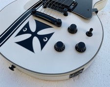 6 Strings Electric Guitar Bone Nut Active H-H Pickups Glossy Finished Solid Body picture