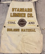 Vintage Goodsand Standard Service Apron Coal Lumber Co Building Material NICE picture