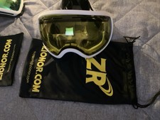 ZIONOR SKI Goggles White LENSES NWT Uv400 Anti Fog picture