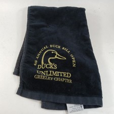 Ducks Unlimited 4th Annual Duck Bill Open Golf Towel Black Greeley Chapter picture