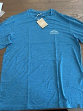 Patagonia Men’s Capilene Cool Daily Shirt Cloud Glacial Blue Size large New Tags picture