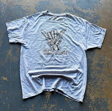 Hanes ComfortSoft Hawaii Hang Loose Graphic Tee Gray 2XL Regular Crew Neck picture