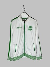 Hibernian Edinburgh Macron Football Soccer Track Top Full Zip Jacket   picture