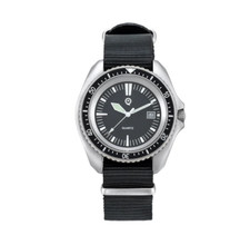German Special Forces Style Military Divers Watch - steel finish picture