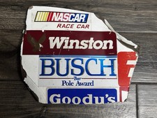 Davey Allison Race Used Sheet Metal 1988 Motorcraft Quality Parts 500 picture