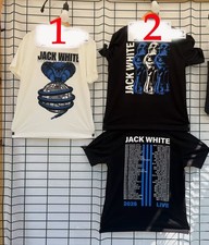Jack White 2026 Live Tour T-Shirt, 2 Sides Black Concert Merch, reprint picture