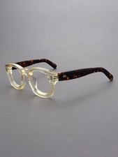 Premium Thick Acetate Eyeglass Frames Reading Glasses Unisex Retro Glasses Frame picture