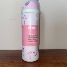 Owala 24 oz Water Bottle Tied And True Pink Bows Limited Edition FreeSip picture