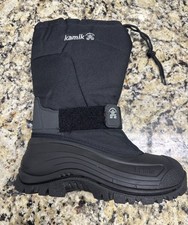 Kamik Greenbay 4 Men's Size 7 Wide Black Waterproof Winter Snow Boots -40 Rated picture