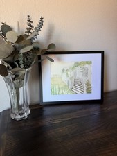 Hand Painted Watercolor Painting “Once Apon A Time” picture