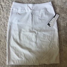 NEW TAHARI SKIRT, SIZE 8, WHITE picture