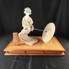 Superb Japanese Hakata Doll Ningyo By Tetsuzaro Nishito Height 17.7inch picture