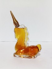 Avon Unicorn Glass Perfume Cologne Bottle With Charisma Cologne New and Rare picture
