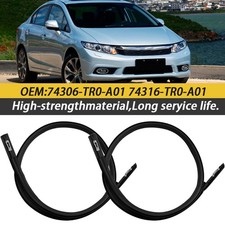 2Pcs Roof Trim Molding Kit Left & Right Side Weatherstrip For Honda Civic 12-15 picture