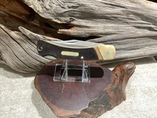 Vintage  SCHRADE Old Timer 60T Sawcut Staglon Scales Pocket Knife -USA picture