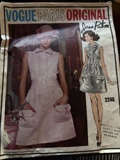 Vogue Paris Original Dress Pattern 2246 Size 10 picture