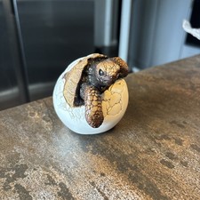 VTG Windstone Editions Hatching Baby Turtle From Egg Vintage 1987 Pena Tortoise picture