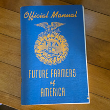 Future Farmers of America (FFA) Official Manual Agriculture Booklet 1958 picture