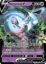 Hatterene V [CRZ - 065/159] Holofoil Pokemon NM picture