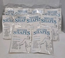 Lot of 10 Vintage Shoulder Shapes Pads Famous Designer Style NOS Deadstock 80s picture