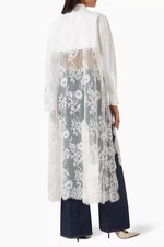 zimmermann Valiant Lace Tunic Button Down Shirt $ 1675 Size 2 About US 8 picture