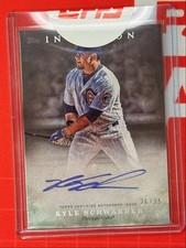 2017 Topps Inception Legendary Debut Auto Green Kyle Schwarber Auto 26/35 picture