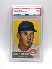1953 Topps - High # #236 Harry Perkowski - PSA 3 picture