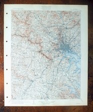 1908 Patapsco Baltimore Bowie Maryland Rare Antique USGS Topo Map Topographical picture
