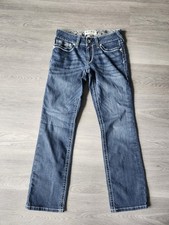 Ariat Real Denim Jeans Straight Womens Size 29R Medium Wash Blue Denim picture