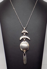 RLM STUDIO Robert Lee Morris 925 Sterling Silver Modernist Pendant 17