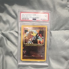 Entei Wotc Promo Reverse Holo 34/53 English 2001 PSA 7 Graded picture