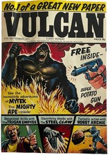 Vintage 27th Sep 1975 Vulcan Comic No. 1 - First Fab Issue With The Free Gift picture