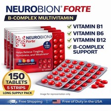 Multivitamin Neurobion Forte B1 B6 B12 B Complex Supplement 150 Tabs Exp 11/2027 picture