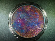 F/VF+ 1889-O MORGAN SILVER DOLLAR BEAUTIFULLY TONED M-1899 picture