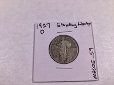 1927 D Standing Liberty 90% Silver Quarter from Denver Mint 022025 59re picture