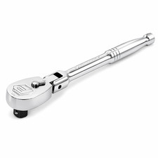 Powerbuilt 1/4 Inch Drive 72 Tooth Sealed Head Flex Ratchet - 6-1/4 Inches Long picture