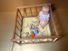 Vintage Strombecker Playpen and Doll picture